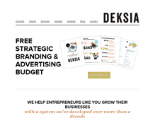 Tablet Screenshot of deksia.com